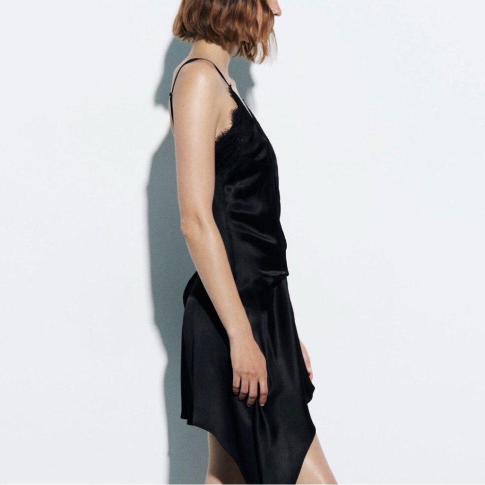 Zara Asymmetric Hem Jumpsuit Limited Edition Size medium